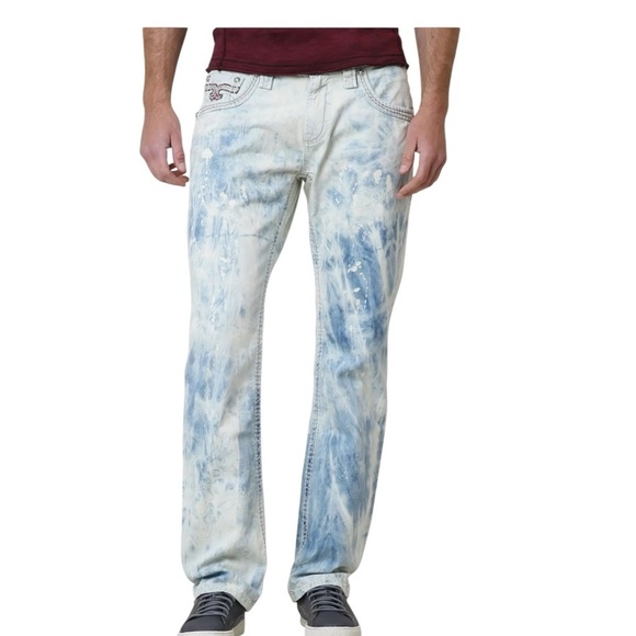 Rock Revival Ander Regular Fit Jeans Sz 38